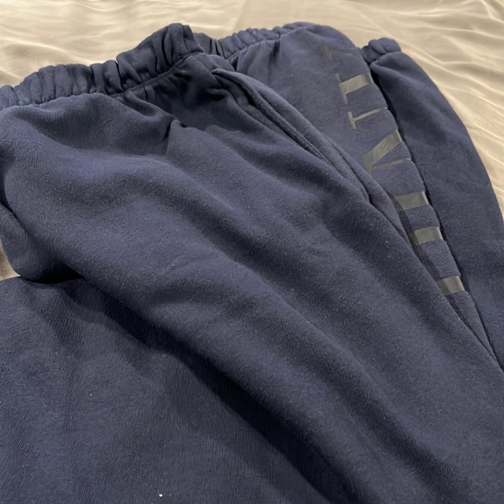 Navy blue sweat pants